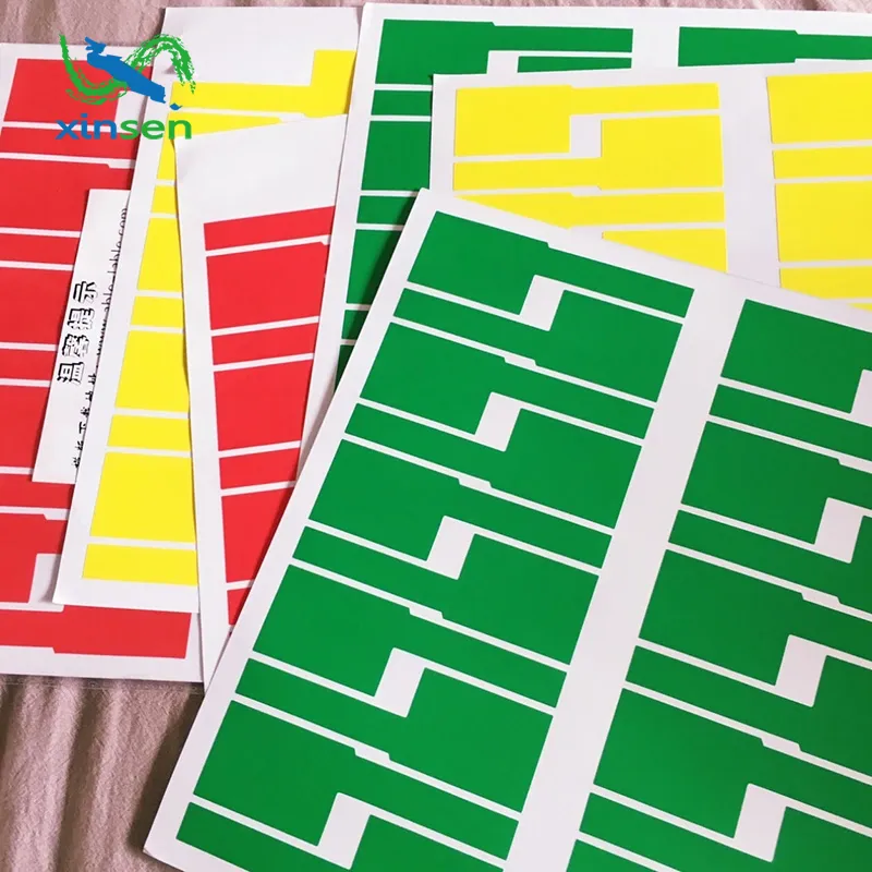 Színes töltőkábel címke