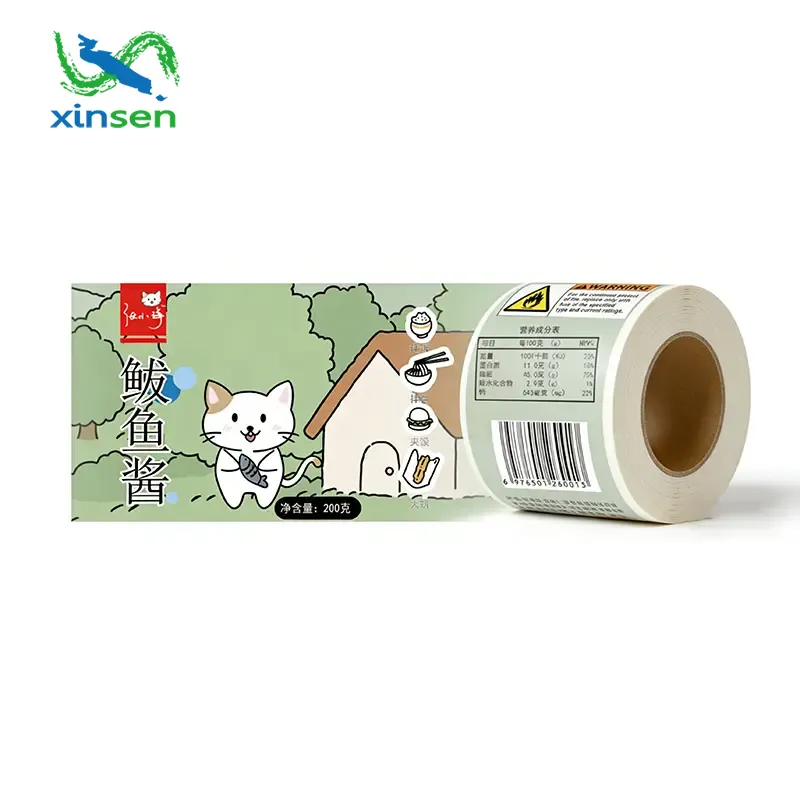 Fagyasztott élelmiszer vízálló címke