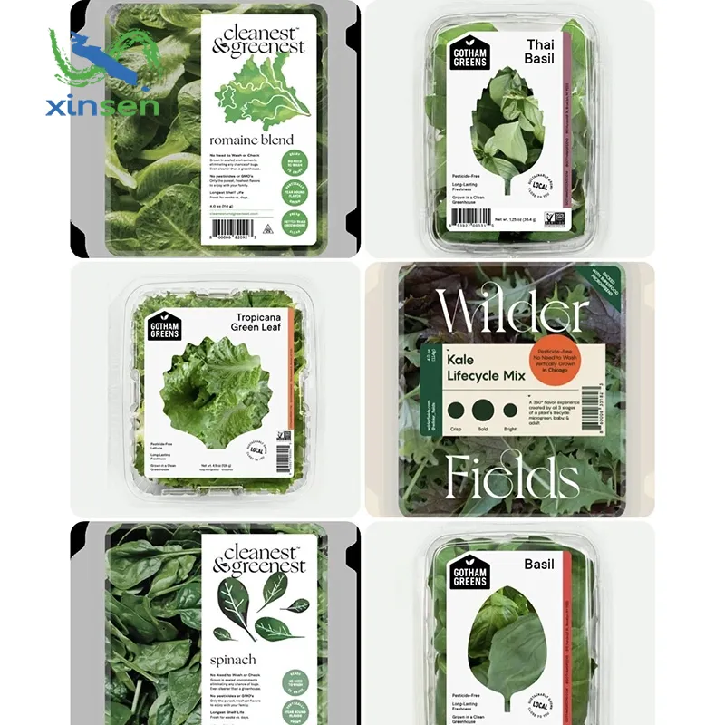 Gyümölcs és zöldség vízálló élelmiszercímke