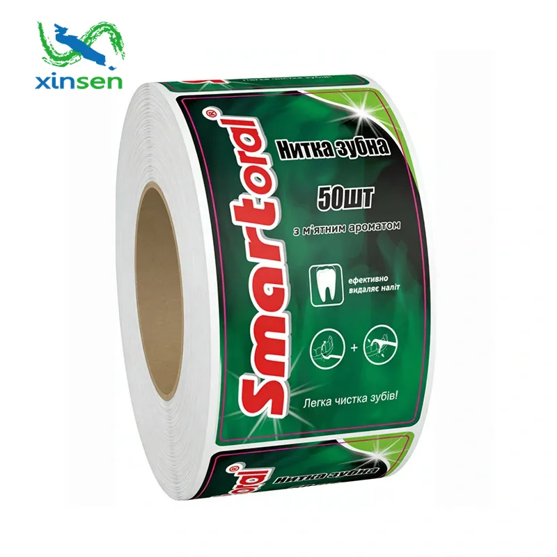 Fogkrém tubus vízálló címke